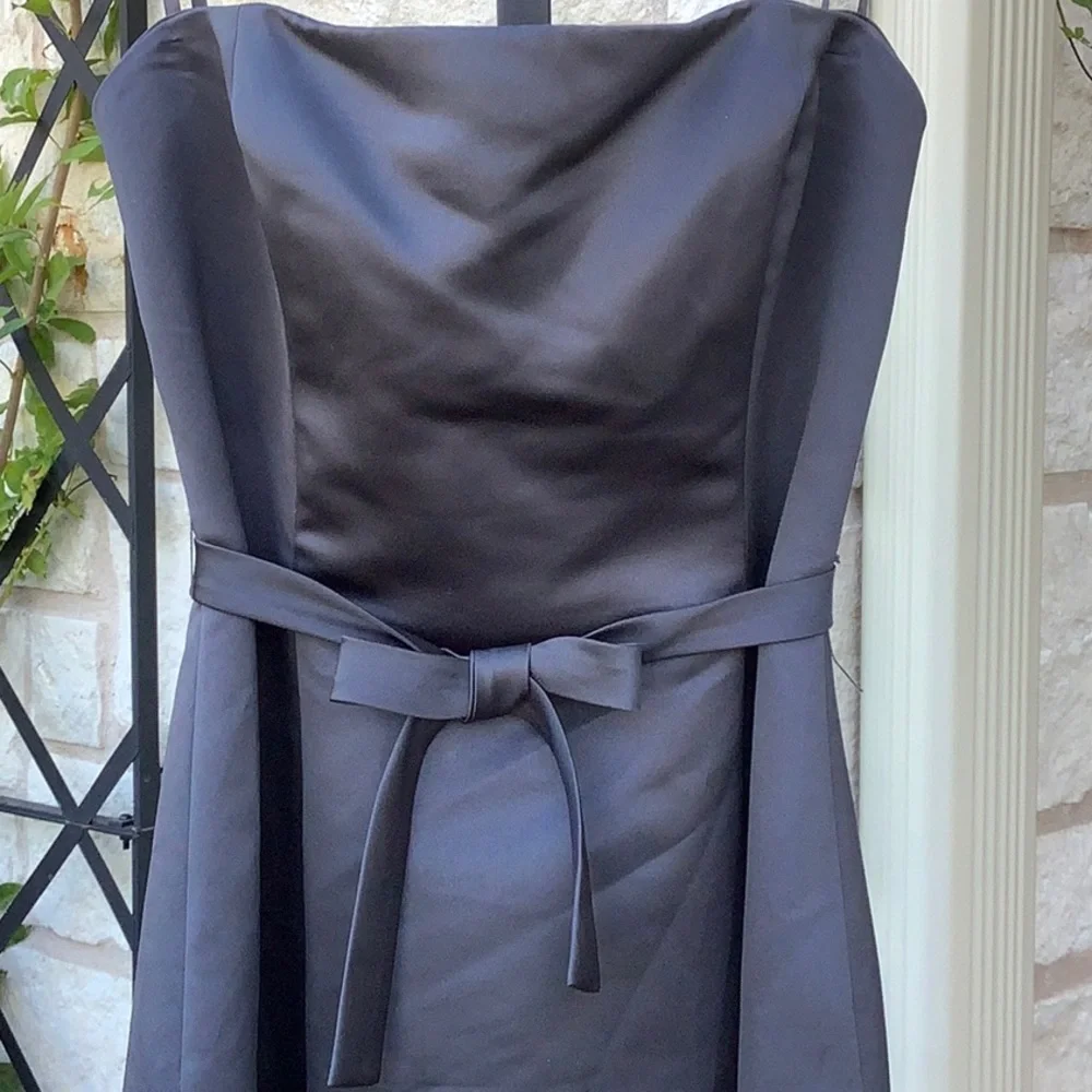 BCBG Maxazria Strapless A line Cocktail Dress - Picture 4 of 5